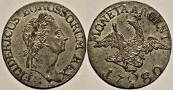 Friedrich II the Great - 3 Groscher 1780, Kingdom of Prussia