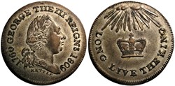 George III - Golden Jubilee Token 1809 GB - Kettle & Sons (ex.2)