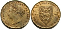 Victoria - 1/24 Shilling 1894 - Jersey