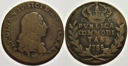 1788 Royaume de Naples, 3 Tornesi - Ferdinando IV de Bourbon-Siciles