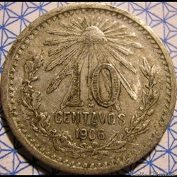 México - 1906 - 10 Centavos - Estados Unidos Mexicanos
