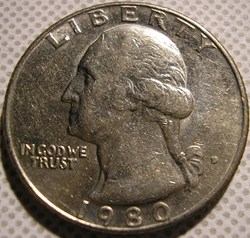 1980 Denver Quarter Dollar