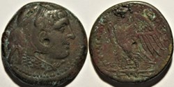 Ptolemy I Soter (305-283) - Obol Æ 22/23