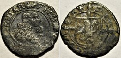 Felipe IV - 1/2 Carolus / Blanc, Dole c.1622-37 Franche-Comté
