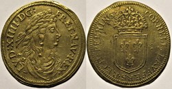 Louis XIV - c.1660, Jeton Rechenpfennig par Cornelius Lauffer