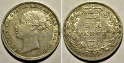 Victoria - Sixpence 1883 Kingdom of Great Britain