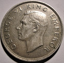 George VI - Half Crown 1840-1940 Centennial - New Zealand