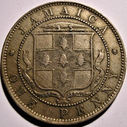 Edward VII - One Penny 1902 - Jamaica
