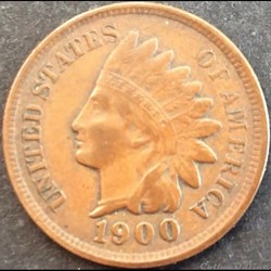 1900 One Cent (ex.3)