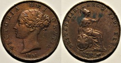 Victoria - HalfPenny 1851 - Kingdom of Great Britain