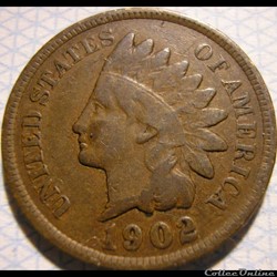 1902 One Cent (ex.2)