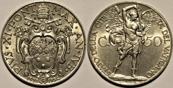 Pio XI, Papa - 50 Centesimi 1933-1934 Jubilee - Vaticano