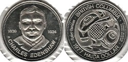 Haida Trade Dollar Token 1977 - British Colombia
