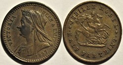 Victoria - Half Farthing 1897 Jubilee Model Token