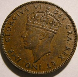 George VI - 1 Cent 1942 Newfoundland