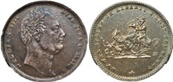 William IV - 1837 Death Token, Great Britain