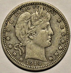 1914 Denver Quarter $