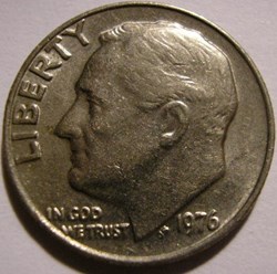1976 Dime