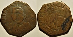 1638 over 1637 Royaume de Naples, 1 Grano - Felipe IV d'Espagne