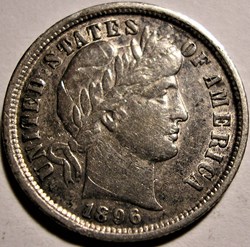 1896 Dime