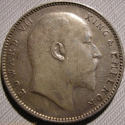 Edward VII - One Rupee 1906 - Empire of India