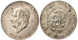 México 1956 - 10 Pesos, Hidalgo Grande - Estados Unidos Mexicanos