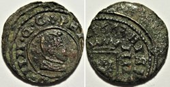 1663 - 4 Maravedis - Felipe IV de España - Off-Center