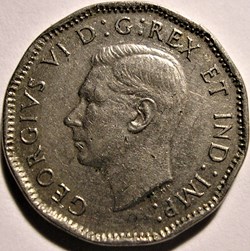 George VI - Five Cents 1946