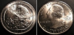 El Yunque Nat'l. Forest - 2012 P Quarter Dollar - Puerto Rico Territory