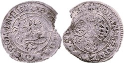 Johann Friedrich - 2 Kreuzer 1624 - Duchy of Württemberg