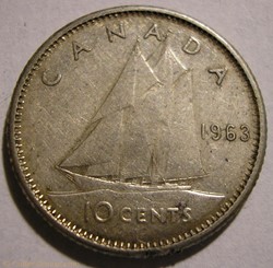Elizabeth II - 10 Cents 1963