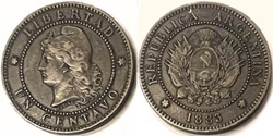 Argentina - Un Centavo 1883