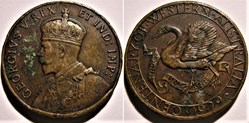George V of UK - 1929 Western Australian Centenary Medal