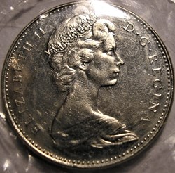 Elizabeth II - 5 Cents 1965 FDC