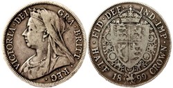 Victoria - Half Crown 1899 - Kingdom of Great Britain