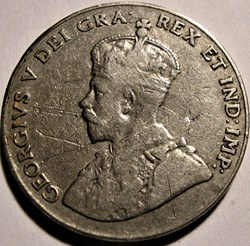 George V - 5 Cents 1928