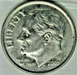 2001 Denver Dime