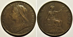 Victoria - One Penny 1897 - Kingdom of Great Britain