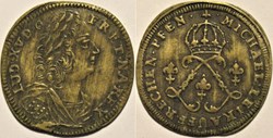 Louis XV - c.1726, Rechenpfennig par Michael Leichkauff