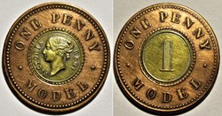 Victoria - Penny Model Token (c.1844-1848)