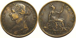 Victoria - One Penny 1891 - Kingdom of Great Britain