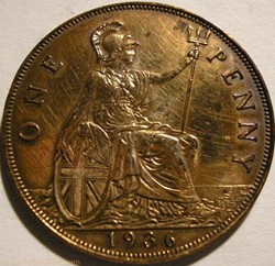 George V - One Penny 1936 - Great Britain