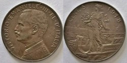 1918 Regno d'Italia, 5 Centesimi, Roma - Vittorio Emanuele III (ex.2)