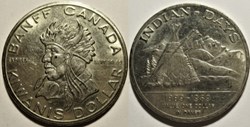 Kiwanis Dollar, Indian-Days Token 1969 - Banff, Alberta