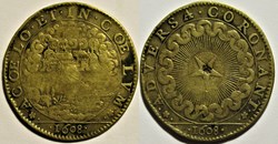 Henri IV - Jeton, 1608 - Adversa Coronant