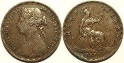 Victoria - Half Penny 1879 - Great Britain