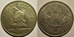 Calgary, Alberta - One Stampede Dollar 1977 - Indian Treaty Centennial