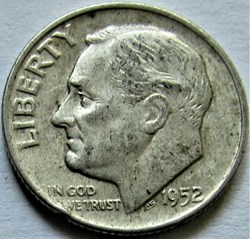 1952 Denver Dime