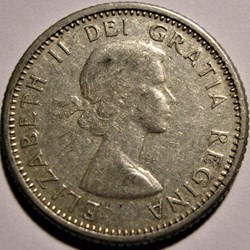 Elizabeth II - 10 Cents 1964