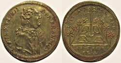 Louis XVI - c.1791 Le bonheur féconde le pays - Rechenpfennig par Ernest L. Lauer